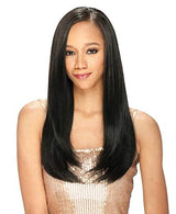CLIP HAIR 8PCS (18", 1B Off Black) - FreeTress Equal Synthetic Hair Clip-In Extension