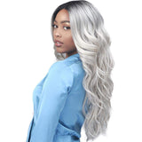 BobbiBoss 5" Deep Free-Position Part HD Lace Front Wig - MLF379 Gardenia (99J Black Burgundy)