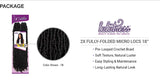 LULUTRESS Sensationnel Crochet Braids 2X Fully-Folded Micro Locs 18" (3-PACK, 1)