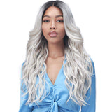 BobbiBoss 5" Deep Free-Position Part HD Lace Front Wig - MLF379 Gardenia (99J Black Burgundy)