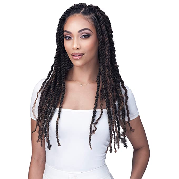 Laude Crochet Braids 3X JAMAICA BRAID PRE-STRETCHED 26" (5-Pack, T1B/BUG)