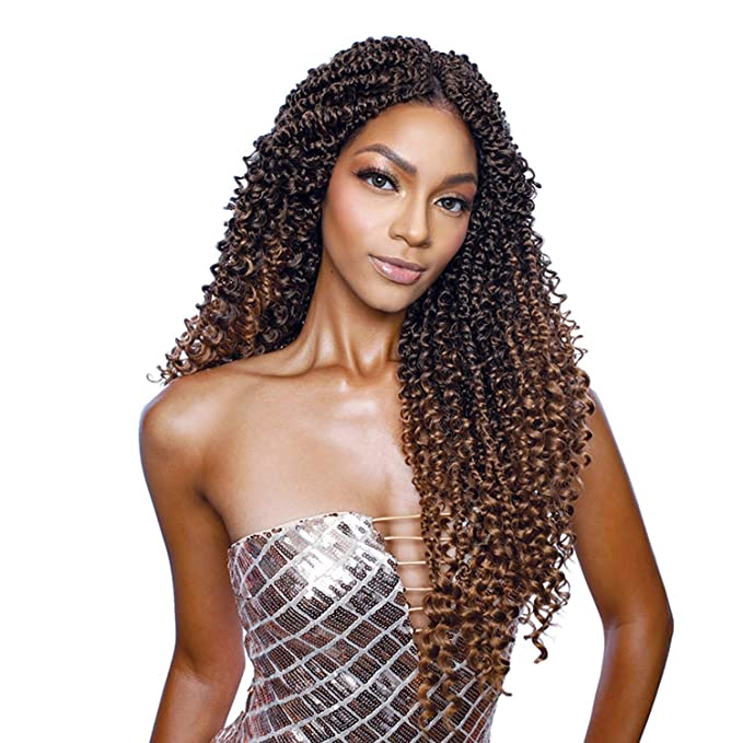 Mane Concept Crochet Braids A Fri-Naptural Pre-Stretched TWB113 Boho Passion Twist 18" (1 Pack, 1)