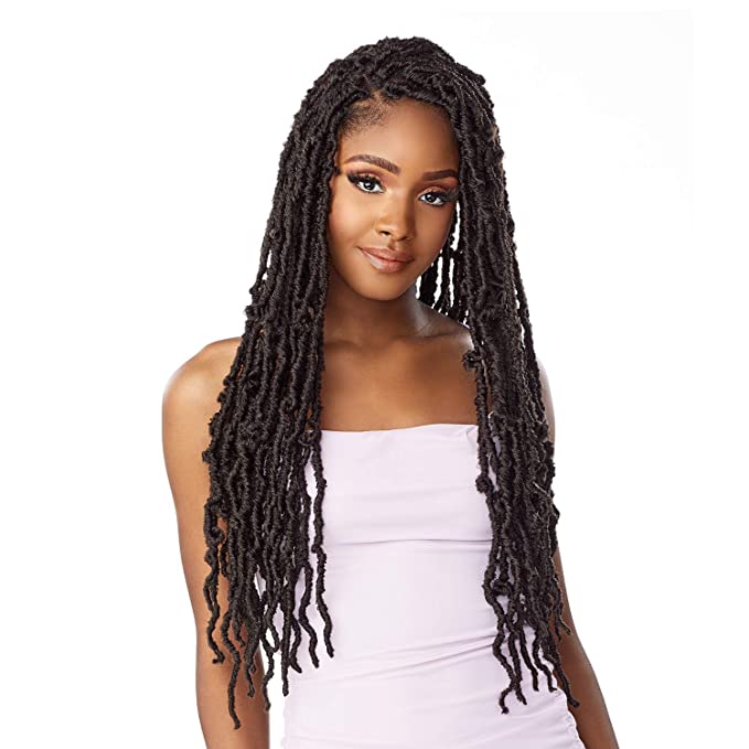 Sensationnel Crochet Braids Lulutress 3X Pre-Looped Distressed Locs 24" (5-PACK, SM1B/30)