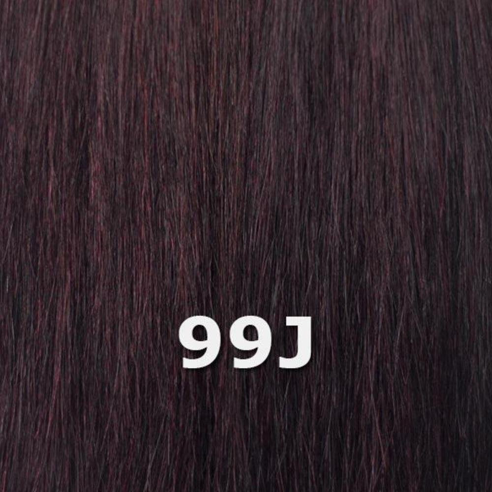BobbiBoss 5" Deep Free-Position Part HD Lace Front Wig - MLF379 Gardenia (99J Black Burgundy)