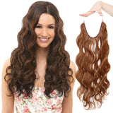 JANET COLLECTION SYNTHETIC HALO HAIR EXTENSIONS INSTA X-TENSION JOY CURL 24"