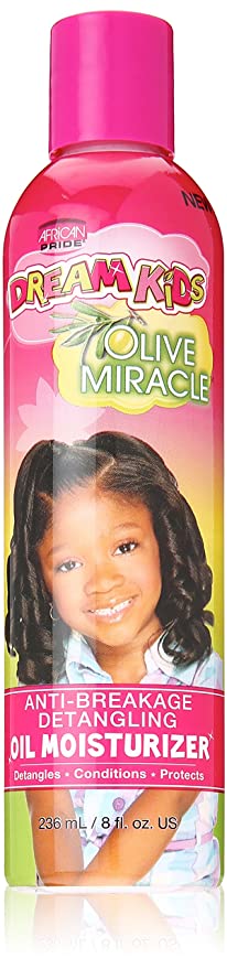 African Pride Dream Kids Olive Miracle Anti-Breakage Detangling Oil Moisturizer - Contains Olive Oil, Detangles & Reduces Hair Breakage, 8 Oz Find Your New Look Today!