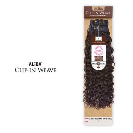 Aliba Unprocessed Brazilian Virgin Human Hair Clip-In Weave 11A Aliba Water Wave Clip(8Pcs) Find Your New Look Today!