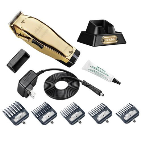 Andis Professional Limited Gold Edition Master Cordless Lithium-Ion Clipper Find Your New Look Today!