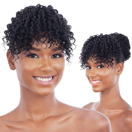 BOHO BANG (1B Off Black) - Freetress Equal Synthetic Clip-In Hair Piece Find Your New Look Today!