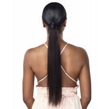 100% Human Hair Pony Wrap Yaki 18"