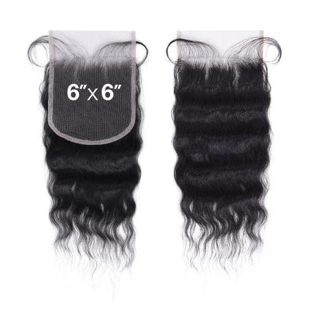 Janet Collection Melt Natural Virgin Remy Human Hair With Whole Hand Made 6X6 HD Lace Frontal Closure S/French (10"-18")
