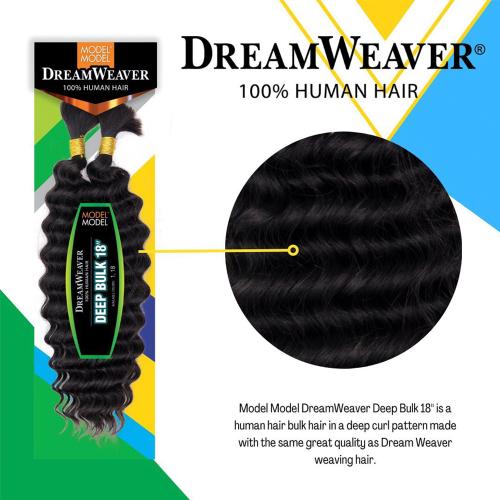 Human Hair Braids ModelModel Dream Weaver Deep Bulk 18"