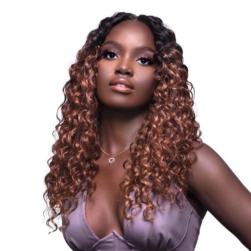 Laude Human Hair Blend HD Lace Front Wig 4" Deep Lace UGBL014 Stormi