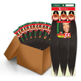BOX DEAL Outre Braids X-Pression Kanekalon 3X Pre Stretched Braid 42" (60 packs/box)