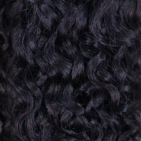 Bare N Natural Unprocessed Virgin Human Hair Weave Wet N Wavy 4x4 HD Lace Closure 12A Bohemian 12"