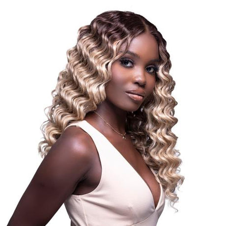 Laude Human Hair Blend HD Lace Front Wig 4" Deep Lace UGBL015 Tilda