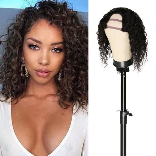 Diva Queen Virgin Human Hair U-Part Clip Wig Water Wave 18"