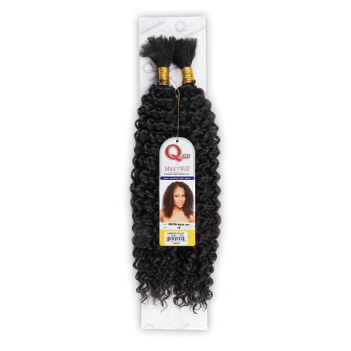 Milky Way Que Human Hair Braids Water Bulk [18"] (2)