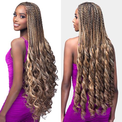 Bobbi Boss Braids Pre-Stretched 3X French Curl 28"