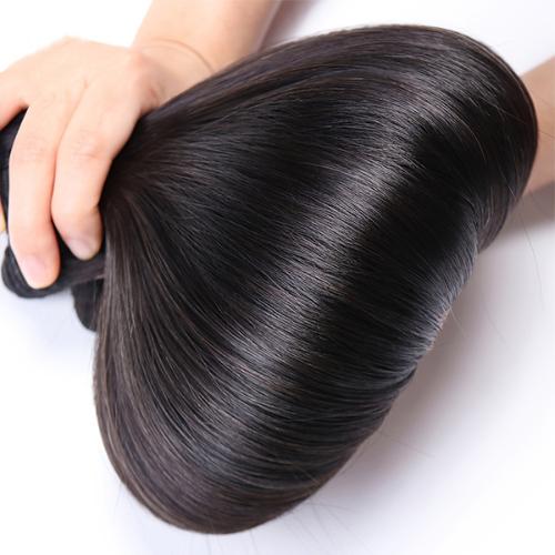 UpScale 15A Super Double Drawn Virgin Human Hair Silk Pressed Bone Straight (10"-28")