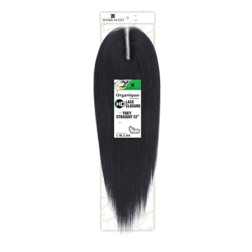 Milky Way Weave Organique Mastermix HD Lace Closure Yaky Straight (12-16")
