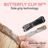 Sensationnel Remy Human Hair Weave Everly Butterfly Clip-in Straight 22" (7Pcs)