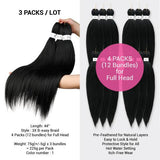 BOX DEAL Authentic 3X B-Easy Pre Stretched Braid 44" (EZ Braid) (50 packs/box)