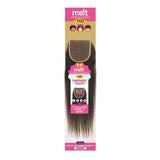 Janet Collection Natural Virgin Remy Human Hair Melt 4X5 HD Lace Closure Straight (10"-14")