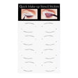 Be Jewel Accessories Quick Eveliner & Eyeshadow Stencil Stickers Find Your New Look Today!