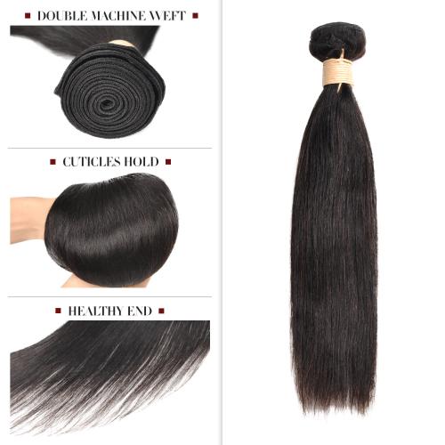 Beautiful Hair 100% Virgin Remy Human Hair Unprocessed Brazilian Weave Natural Straight Find Your New Look Today!