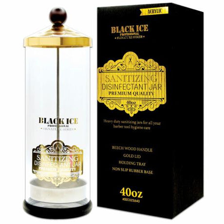 Black Ice Professional Sanitizing Disinfectant Jar Find Your New Look Today!