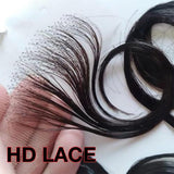 Celebrity 100% Human Hair HD Lace Reusable Fake Baby Hair Edge 4pcs C & I-Shape Find Your New Look Today!