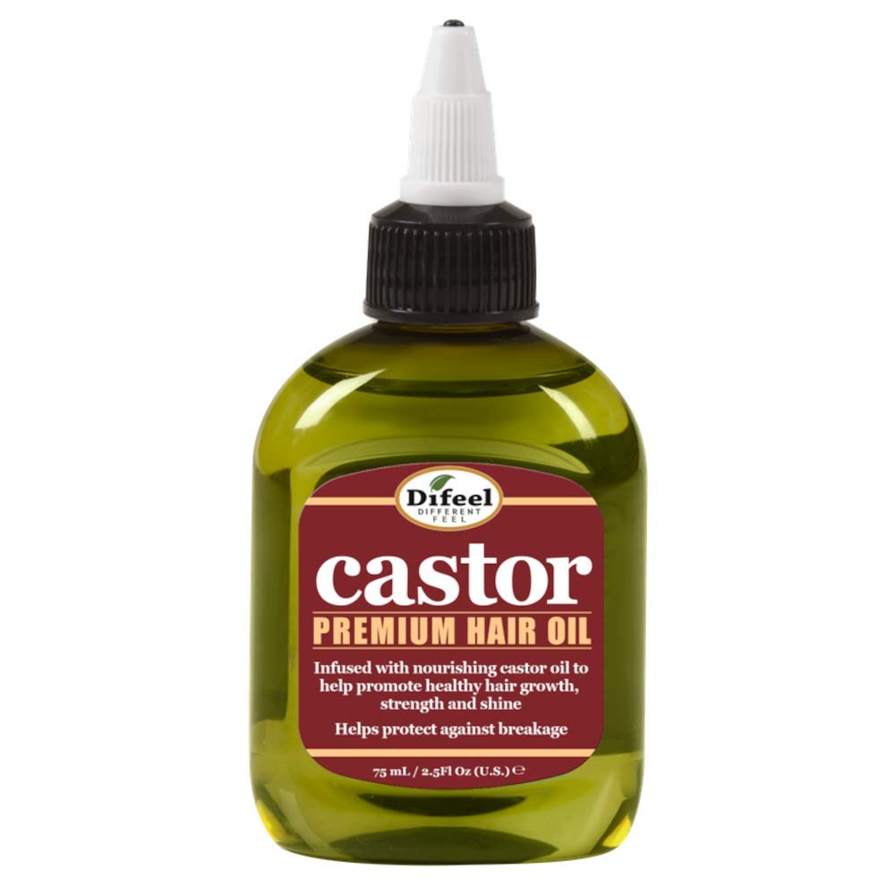 Difeel Castor Pro-Growth Hair Oil 2.5 oz. - Made with Natural Castor Oil for Hair Growth Find Your New Look Today!