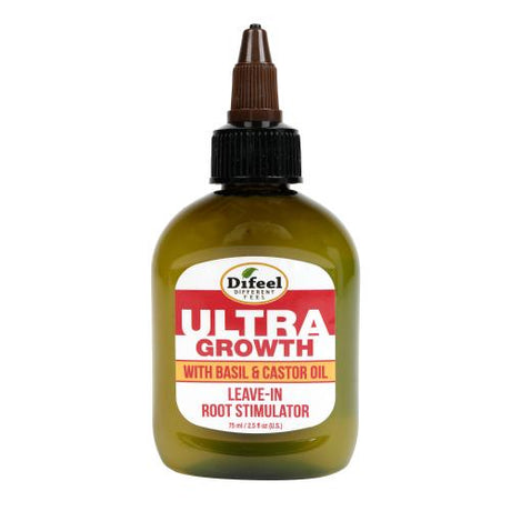 Difeel Ultra Growth Leave-In Root Stimulator Basil n Castor Hair Oil 2.5 oz Find Your New Look Today!