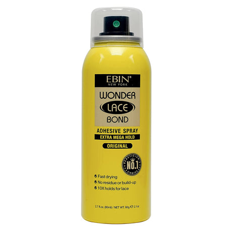 EBIN NEW YORK Wonder Lace Bond Adhesive Spray - Extreme Firm Hold 14.2oz / 400ml Find Your New Look Today!