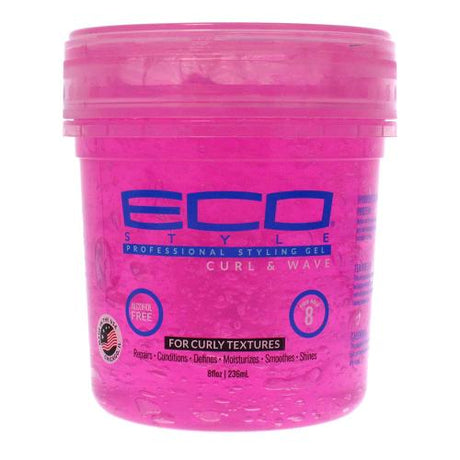 ECO Styler Pink Curl & Wave Styling Gel 8oz Find Your New Look Today!