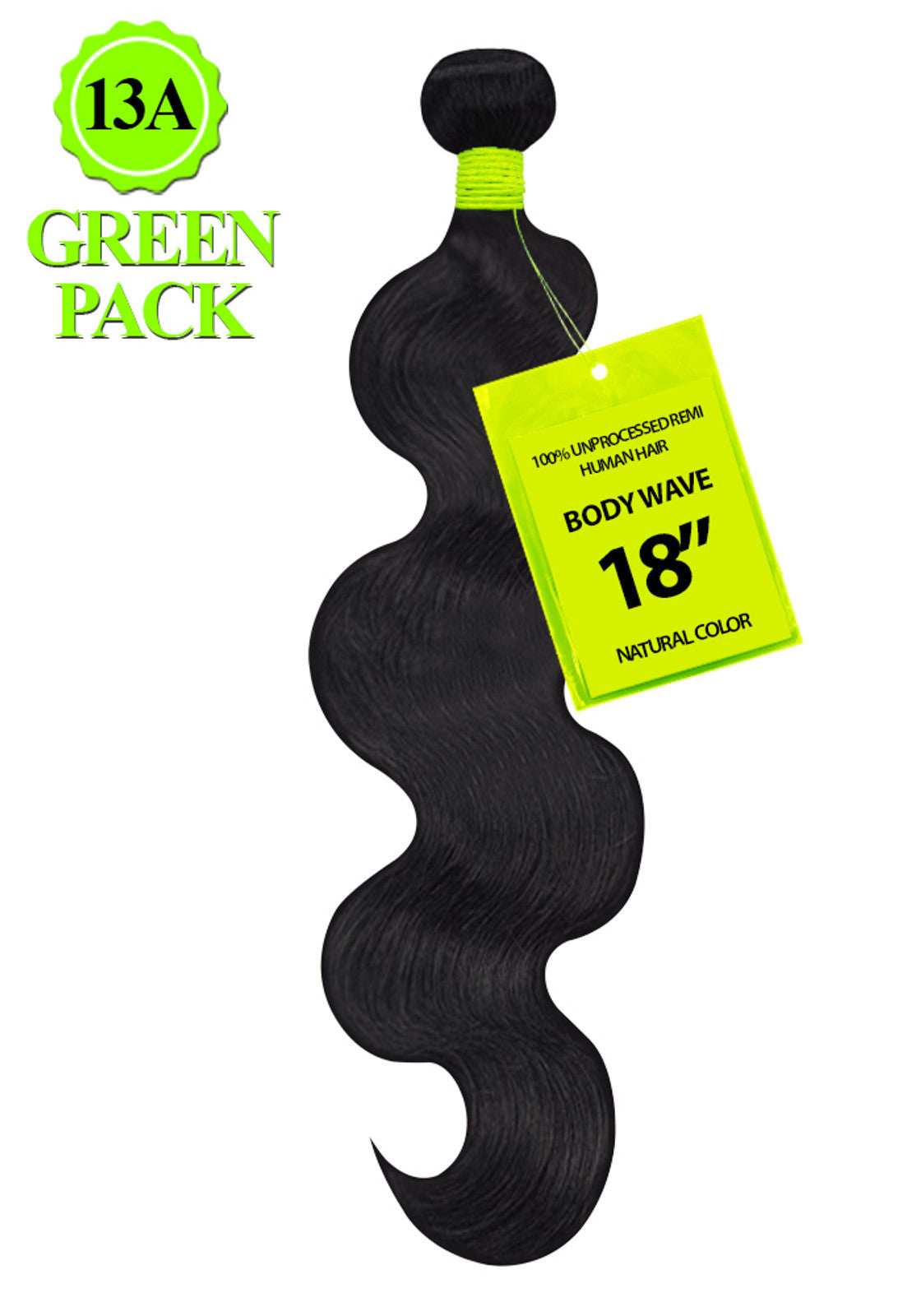 13A GREEN TAG - SINGLE BUNDLE - BODY WAVE