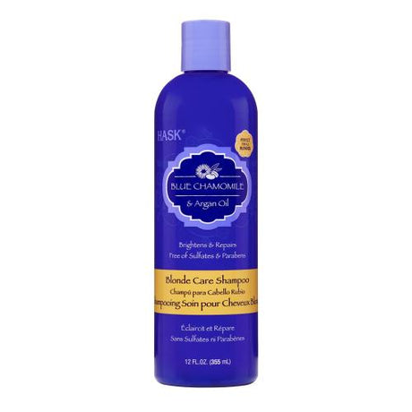 Hask Blue Chamomile & Argan Oil Blonde Care Shampoo 12oz/ 355ml Find Your New Look Today!