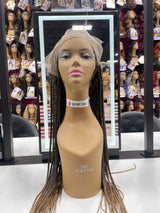 B&B KNOTLESS BRAIDED 100% FULL LACE WIG - FULANI V - 32"