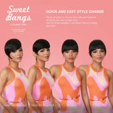 Instant Glitz Bangs Hair Clip In Bangs Clip on Bangs Sweet Bangs Swoop Side Bang Synthetic Hair Piece Hair Extensions for Women (Small, 1) Find Your New Look Today!