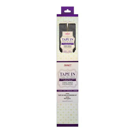 Janet Collection Natural Remy Human Hair Tape In Extension Straight 20Pcs Find Your New Look Today!