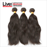 Live! Unprocessed Brazilian Virgin Remy Human Hair Weave Natural Wave Find Your New Look Today!