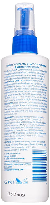 Luster's S-Curl Activator, Moisturizer No Drip, 8-Ounce Spray Bottle Find Your New Look Today!
