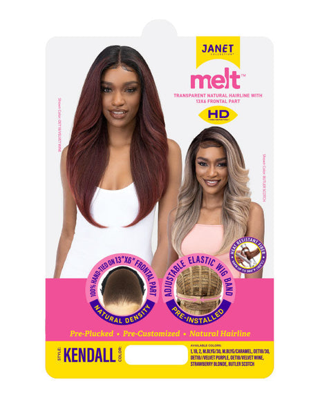 JANET MELT HD 13X6 LACE KENDALL WIG PREMIUM SYNTHETIC HAIR