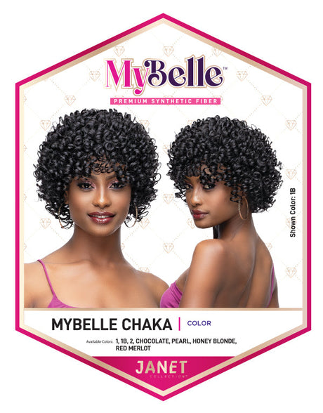 JANET MYBELLE CHAKA WIG PREMIUM SYNTHETIC HAIR