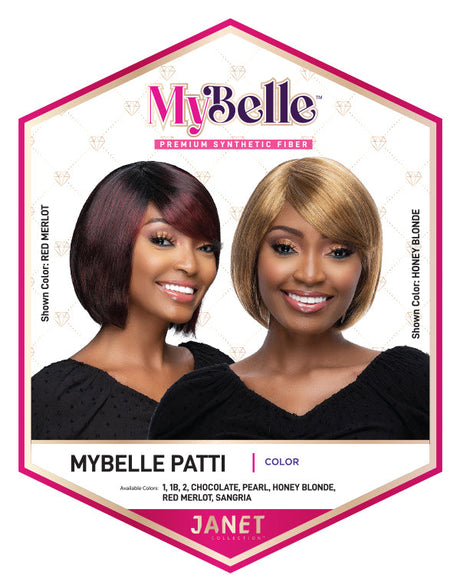 JANET MYBELLE PATTI WIG PREMIUM SYNTHETIC HAIR