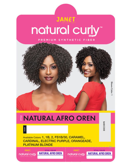 JANET NATURAL AFRO OREN WIG PREMIUM SYNTHETIC HAIR