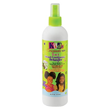 Originals by Africa's Best Kids 2-n-1 Natural Conditioning Detangler, 12oz Bottle, Formulated with Extra Virgin Olive Oil, For Natural, Texturized, or Relaxed Hair Find Your New Look Today!