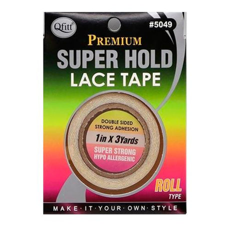 Qfitt Super Hold Lace Tape Roll Type 1 in 3 yards Find Your New Look Today!
