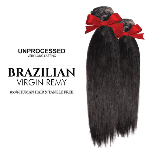 Queen Hair Unprocessed Brazilian Virgin Remy Human Hair Weave Straight Find Your New Look Today!